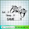Eat Sleep Game Repeat SVG, Gamer SVG, Game Controller SVG 2 product image 430445286 1024x1024%402x copy