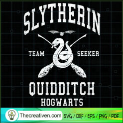 Slytherin Quidditch Hogwarts SVG Cut File for Cricut & Silhouette