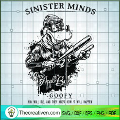 Sinister Minds One Apple Box SVG Cut File for Cricut