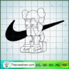 KAWS x Nike SVG, Nike Kaws SVG, Nike SVG