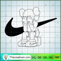 KAWS x Nike SVG, Nike Kaws SVG, Nike SVG