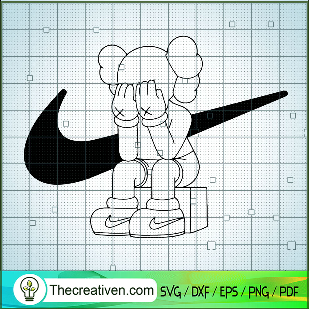 KAWS x Nike SVG, Nike Kaws SVG, Nike SVG 1 KAWS x Nike SVG, Nike Kaws SVG, Nike SVG