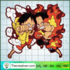 Luffy and Ace SVG, One Piece SVG, Ace with Luffy SVG 3 Untitled 18 copy 2