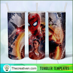 Spider Man and Doctor Octopus Electro Full Tumbler Wra Design 72792
