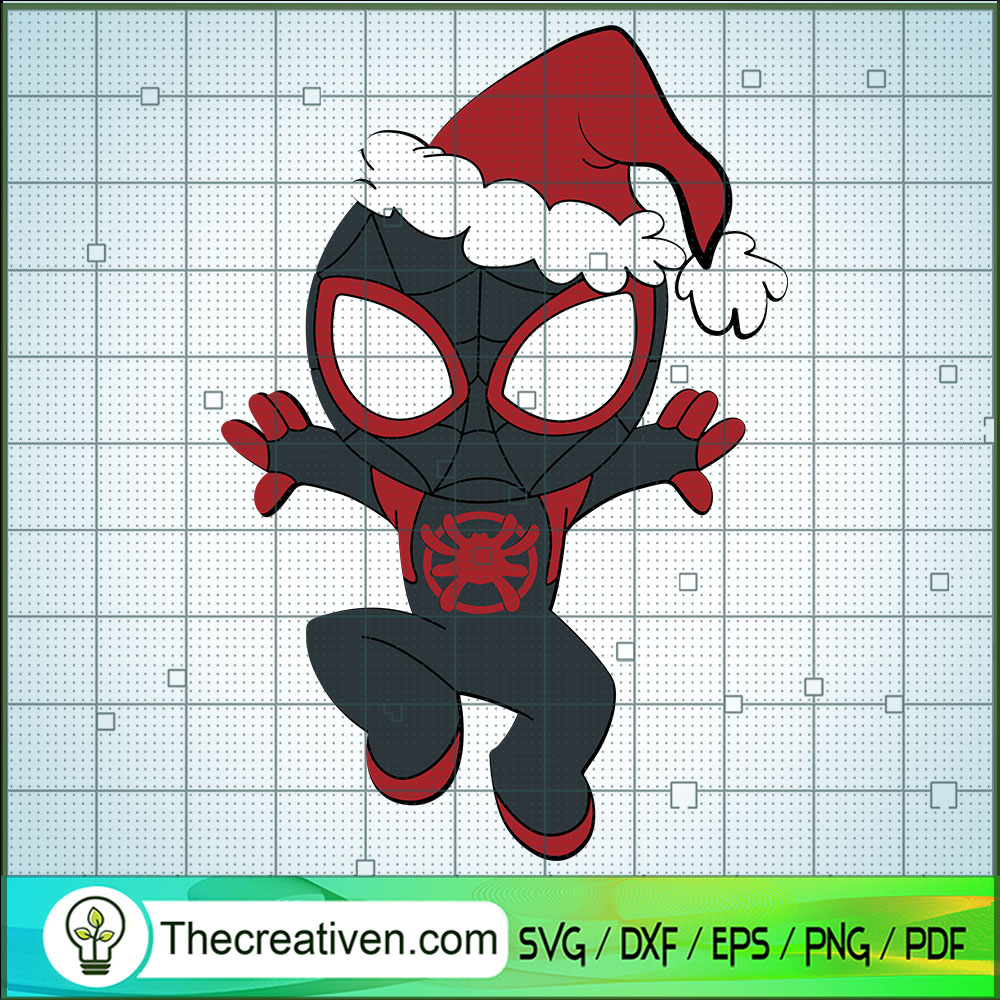 Spider Man Christmas SVG Cut File for Cricut & Silhouette 1 Spider Man Christmas SVG Cut File for Cricut & Silhouette
