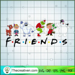 Friends Christmas SVG Cut File for Cricut & Silhouette Design 73188