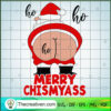 Ho Ho Ho Merry Christmas SVG, Funny Santa SVG, Merry Christmas SVG