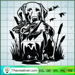 Hunting Dog SVG, Bird Hunting SVG, Dog SVG