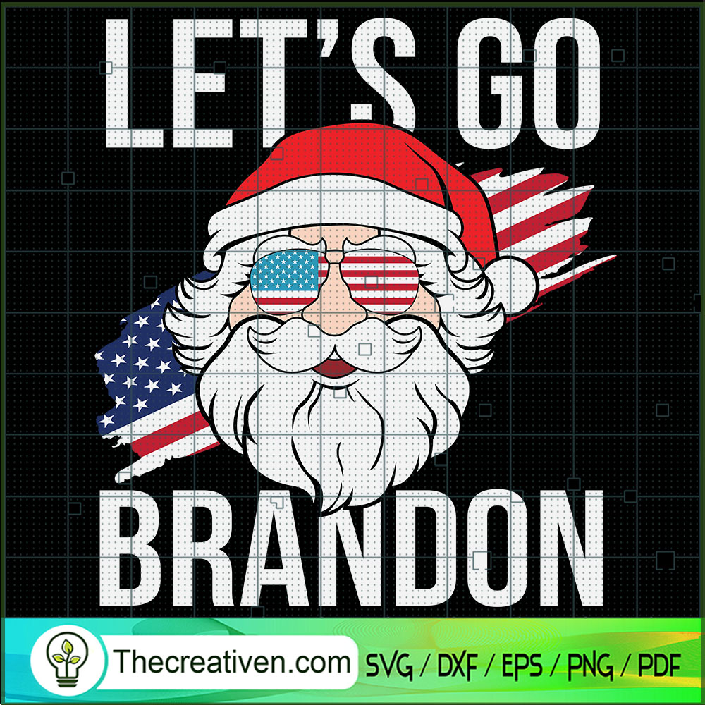Let's Go Brandon SVG, Santa American SVG, Merry Christmas SVG 1 Let's Go Brandon SVG, Santa American SVG, Merry Christmas SVG