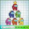 Among Us Christmas Tree SVG, Among Us SVG, Imposter SVG