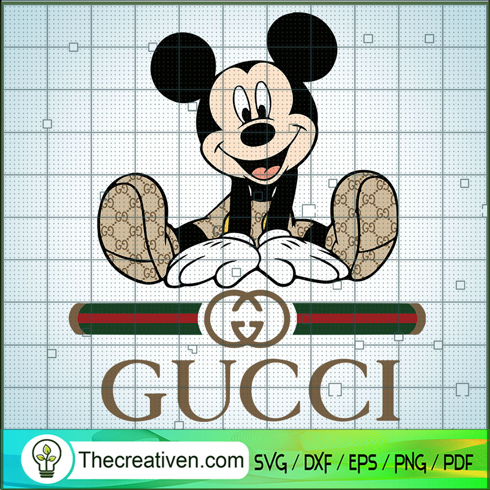 Mickey Gucci SVG, Disney Mickey Mouse SVG, Gucci Luxury Brand SVG 1 Mickey Gucci SVG, Disney Mickey Mouse SVG, Gucci Luxury Brand SVG