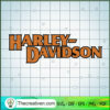 Harley Davidson Letter SVG, Motorcycle SVG, Harley Davidson SVG