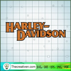 Harley Davidson Letter SVG, Motorcycle SVG, Harley Davidson SVG