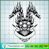 Harley Davidson Motorcycles Skull SVG Cut File for Cricut & Silhouette 2 33