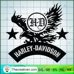 Harley Davidson Eagle SVG, Motorcycle SVG, Harley Davidson SVG