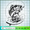 Fish Hook SVG, Fishing SVG, Fish SVG