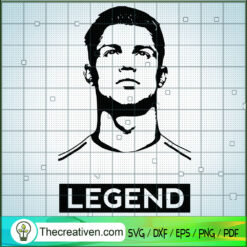 Cristiano Ronaldo Legend SVG, Football Player SVG, Siuuuuuuuu SVG