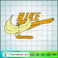 Nike Banana SVG, Funny Nike SVG, Nike Brand SVG