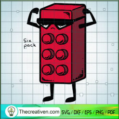 Six Pack SVG, Jigsaw Puzzle SVG, Funny Puzzle SVG