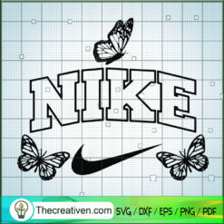 Nike Butterfly SVG Cut File for Cricut & Silhouette Design 73909