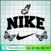 Nike Butterfly SVG Cut File for Cricut & Silhouette Design 73910