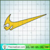 Nike x Simpsons SVG, Nike SVG, The Simpsons SVG