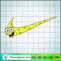SpongeBob SquarePants x Nike SVG Cut File for Cricut & Silhouette