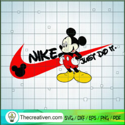 Nike Just Do It SVG, Disney Nike SVG, Disney SVG