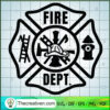 Fire Dept SVG, Firefighter SVG, Heroes SVG 2 Untitled 17 copy 4