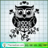 Black Owl SVG, Animal SVG, Owl SVG 2 Untitled 21 copy 3