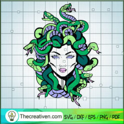 Medusa Head SVG, Medusa Gorgo SVG, Medusa SVG