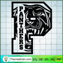 Carolina Panthers Logo P SVG, Carolina Panthers SVG, Football SVG