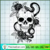 Skull Snake Rose SVG, Skull SVG, Rose Snake with Skull SVG 3 33 copy