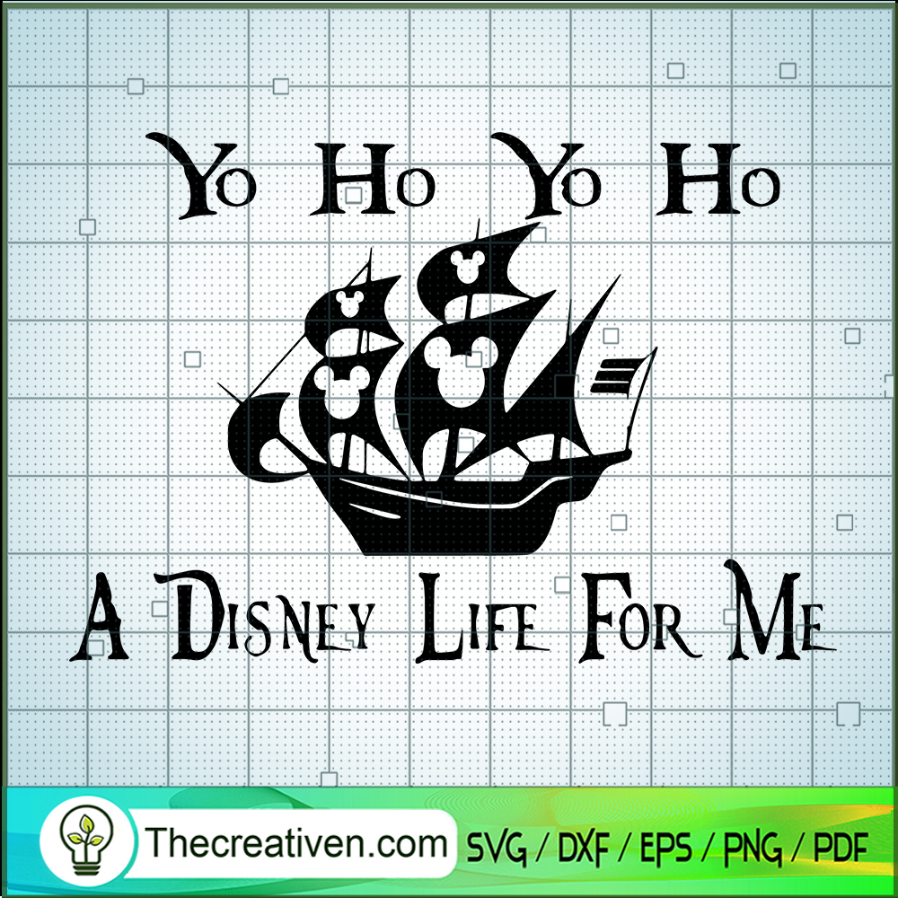 Disney Yo Ho Yo Ho A Pirate' SVG Cut File for Cricut 1 Disney Yo Ho Yo Ho A Pirate' SVG Cut File for Cricut