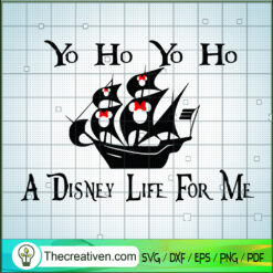 Disney Minnie Yo Ho Yo Ho A  SVG Cut File for Cricut