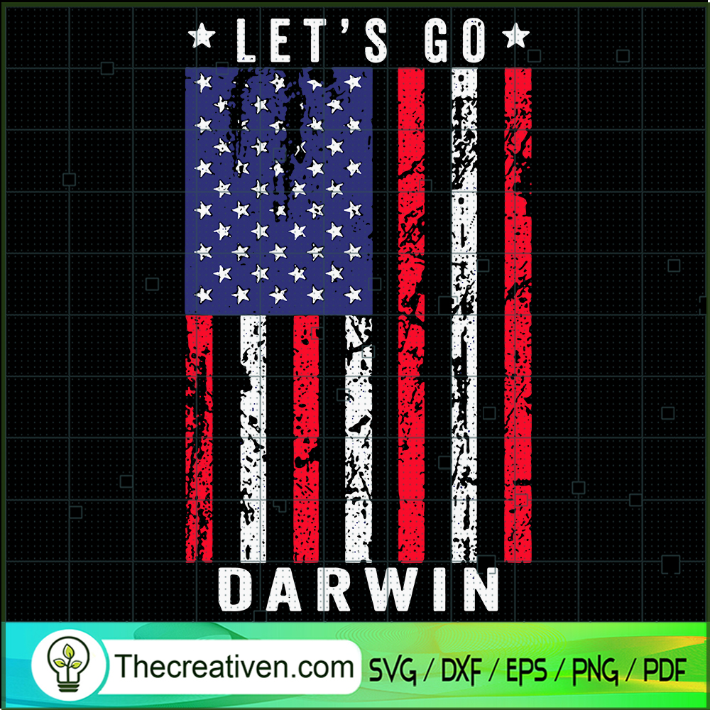 Let's Go Darwin SVG, American Flag SVG, American SVG 1 Let's Go Darwin SVG, American Flag SVG, American SVG
