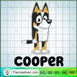 Bluey Cooper SVG, Bluey SVG, Funny Cartoon SVG