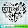 Potterhaholic SVG, Harry Potter's Tools SVG, Harry Potter SVG 2 b copy