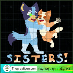 Bluey Heeler And Radley Heeler SVG Cut File for Cricut & Silhouette