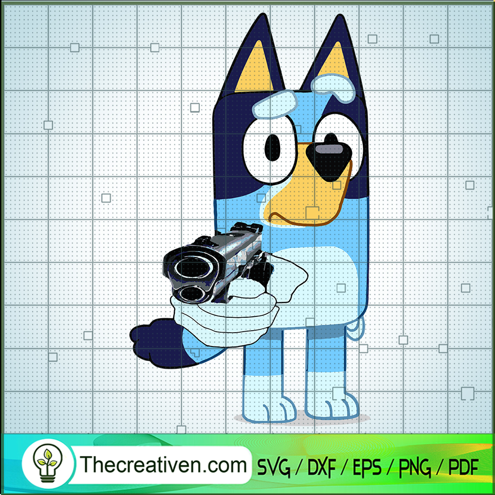 Bluey Meme Take A Gun SVG, Bluey Heeler SVG, Funny Bluey SVG 1 Bluey Meme Take A Gun SVG, Bluey Heeler SVG, Funny Bluey SVG