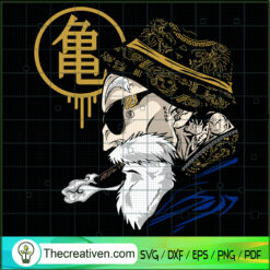 Luxury Master Roshi SVG, Muten Roshi SVG, Dragon Ball Z SVG