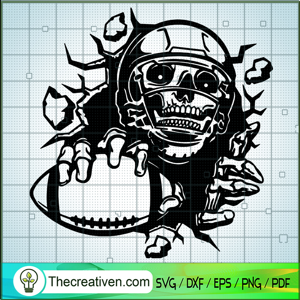Skull Rugby Player SVG, Skull SVG, Sports SVG 1 Skull Rugby Player SVG, Skull SVG, Sports SVG