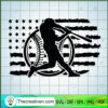 Baseball Player SVG, Baseball USA SVG, USA Flag SVG