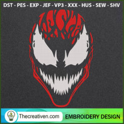 Carnage Head Embroidery Designs Embroidery Design – Digital Download