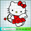 Hello Kitty Cupid SVG, Happy Valentine SVG, Hello Kitty SVG