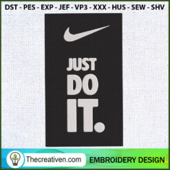 Just Do It Nike Embroidery D Embroidery Design