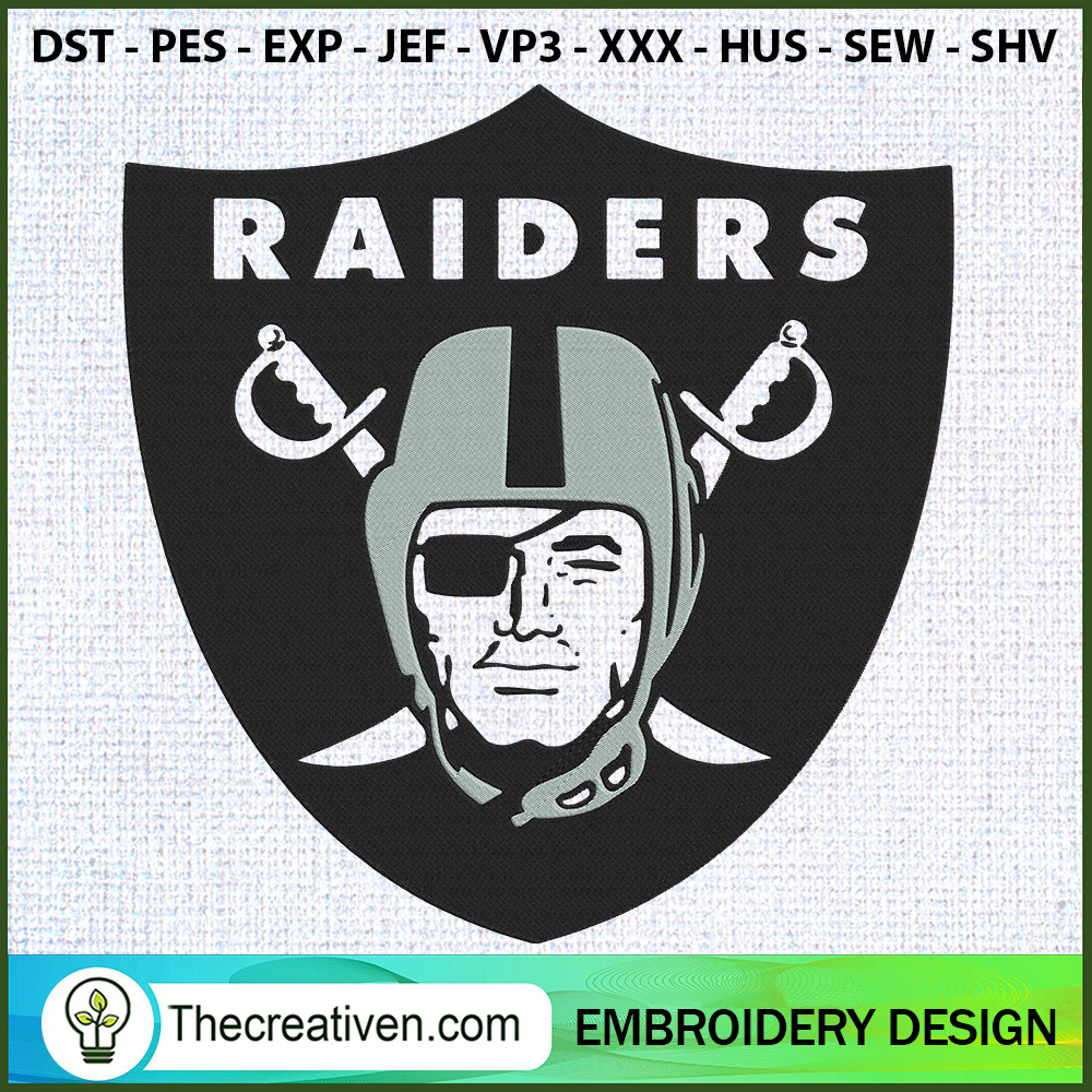 Las Vegas Raiders LogoEmbroi Embroidery Design 1 Las Vegas Raiders LogoEmbroi Embroidery Design