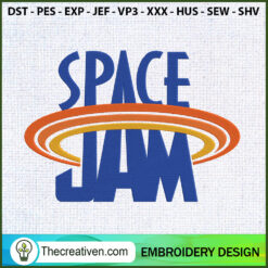 Logo Space Jam Embroidery Designs Embroidery Design – Digital Download