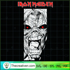Iron Maiden SVg, The Number Of The Beast SVG, Band Music SVG