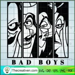 Bad Boys Witches SVG, Walt Disney SVG, Witches Disney SVG